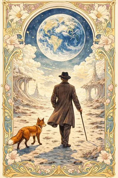 Art Nouveau illustration style