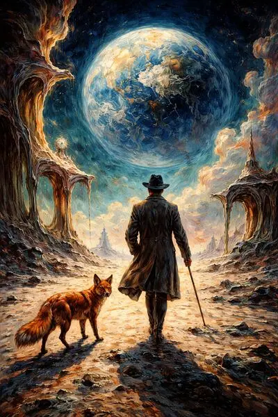 Surrealist Oil illustration style